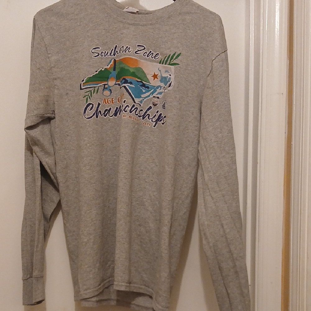 Gray Long Sleeve Kids Tee